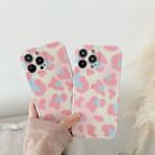 Sweet Cute Pink Leopard Print Cover Case For iPhone 15 14 13 12 11 Pro Max