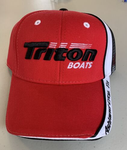 New Triton Boats Mercury Hat Cap Raised Embroidery