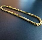 14K Real Gold Box Chain Bracelet, Gold Chain Bracelet- 3.5 MM -7''- 8'' -Unisex