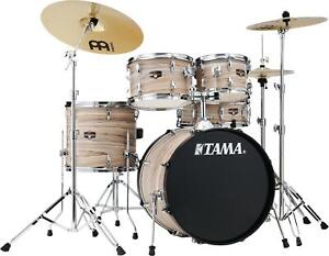 Tama Imperialstar IE50C 5-piece Complete Drum Set with Snare Drum and Meinl