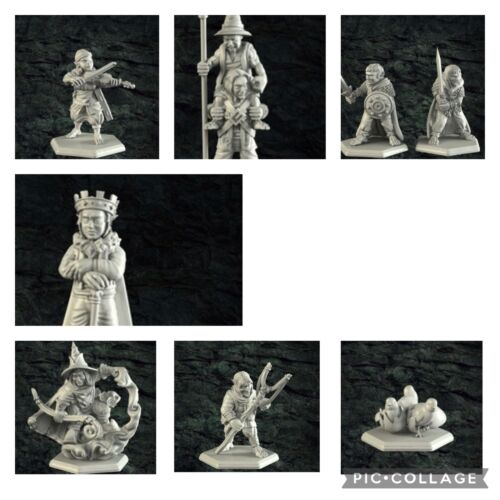 8 Halfling Miniatures By Crosslances Dungeons And Dragons Tabletop RPG