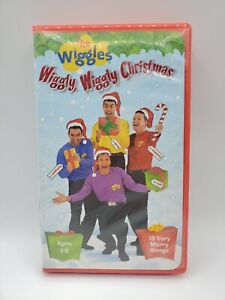 The Wiggles Wiggly Wiggly Christmas VHS Video Tape  Original Cast