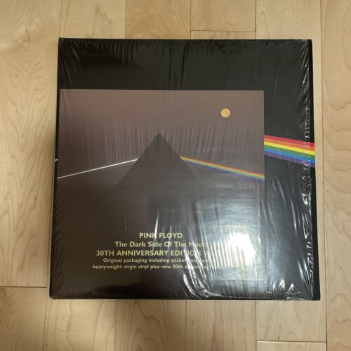 New ListingPink Floyd Dark Side of the Moon 30th Vinyl Posters Stickers - DAMAGED RECORD