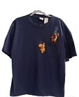 Vintage Winnie the Pooh/Tigger Embroidered T-Shirt, Navy, XL, The Disney Store