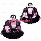 Sissy Maid Satin Lockable Dress Costume Tailor-made /
