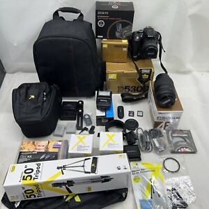 Nikon D5300 24.2 MP Digital SLR Camera  (18-55mm & Tamron Af 70-300mm) Bundle