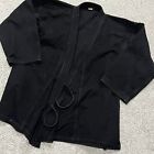 Bear Brand Jacket Size 5 Judo Jiu Jitsu Kimono Black Canvas Fight Sparring