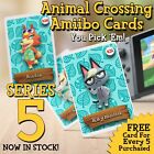 * ANIMAL CROSSING AMIIBO CARDS * PICK YOUR VILLAGERS! * Series 5 Sanrio and MORE