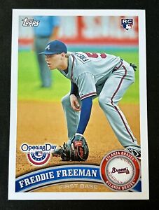 New ListingFreddie Freeman 2011 Topps Opening Day Rare RC Rookie Card #70 Dodgers/Braves