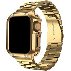 Stainless Steel Band For Apple Watch, Case+Metal Strap For Series 3 5 6 Se 7 8