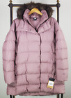 NEW $300 NORTH FACE Womens Size 2XL 550 Down Jacket Hooded Mauve Full Zip Winter