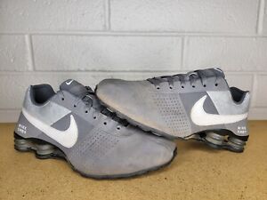 Nike Shox 317547-010 2010 Release Gray Suede Mens Size 9.5