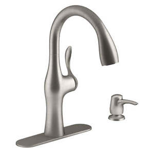 Kohler | Alma Pull Out Kitchen Faucet - 1 Handle - Stainless Steel | Rona