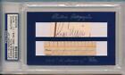 Babe Ruth Roger Maris Signed Cut Auto 1/1 !!  2010 