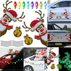 Christmas Sticker Car Decoration Refrigerator Magnet Decoration Bulb Lightweight