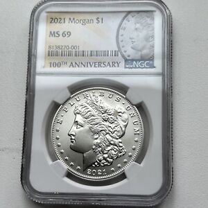 2021  Morgan P Dollar NGC MS69
