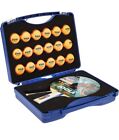 JOOLA Table Tennis Case 18-3 Star Competition Balls Ping Pong 2 Python Rackets