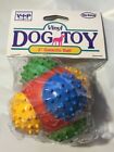 Vo-Toys Hard Vinyl Galactic Ball Dog Toy Xpet Squeaker Small 3 Inch Odd Shape
