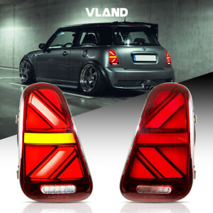 For Mini Cooper R50 R52 R53 2001-2006 LED Tail Lights w/Startup Red Rear Lamps (For: More than one vehicle)
