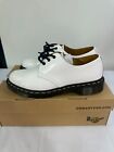 Dr. Martens Women’s White Patent Leather Oxford Shoes Size 8 NEW 26754100