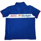 Avis Budget Employee Uniform Polo Shirt Car Rental Design By Jeff Banks Size L