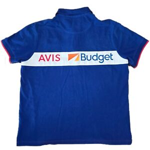 Avis Budget Employee Uniform Polo Shirt Car Rental Design By Jeff Banks Size L