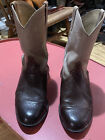 Ariat Mens Boots 12M Brown Leather Cowboy Western Rambler *Please Read Desc