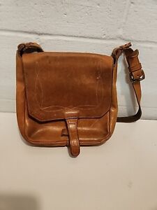 Vintage Frye Brown Leather Purse Handbag