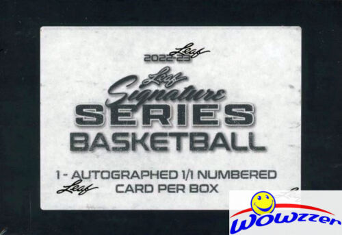 2022/23 Leaf Signature Series Basketball Sealed HOBBY Box- 1/1 Autograph Card!