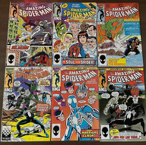 Amazing Spider-Man 272,274,277,280,281,283 Marvel Comics Copper Age Lot