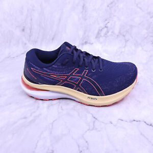 Asics Womens Gel-KAYANO 29 Running Shoes 6 Wide Navy Coral Comfort Cushioned EUC