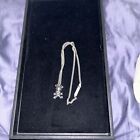 KING BABY 925 STERLING SILVER CURB CHAIN WITH SKULL & BONES PENDANT CROWN KING