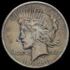1921 $1 PEACE SILVER DOLLAR ✪ VF VERY FINE ✪ S$1 HIGH RELIEF COIN S102 ◢TRUSTED◣