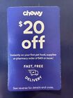 Chewy $20 Off Coupon Code Next Order Of $49 or More ON 1st ORDER~Exp 7/31/2024