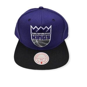 Mitchell & Ness Sacramento Kings Team 2 Tone 2.0 Adjustable Snapback Hat Cap