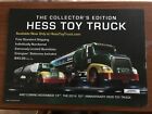 2014 Hess Collector's Toy Truck Signs  6” by 9