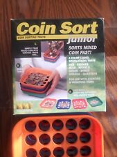 Vintage Coin Sort Junior Speed Coin Sorting Trays Set. MMF. Change Counter