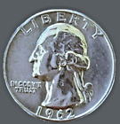 Uncirculated 1962-D Washington Silver Quarter BU Mint PROOF OBR - Brilliant!