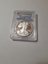 2021 Silver Eagle Type 1 PCGS PR70 DCAM First Strike Flag Label 2available