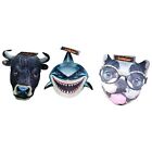 Foam Mask Shark Pug Dog w/ Glasses Yak Bull Halloween Party Novelty Fun Funny