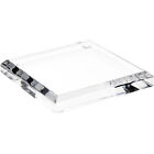 Plymor Clear Acrylic Square Beveled Display Base, 3