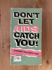New ListingDon't Let AIDS Catch You! (1987, VHS, American Institute For Teen AIDS inc)