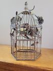 Vintage Weathered Metal Wire Bird Cage