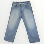 Vintage Levis 579 Baggy Fit Y2K Denim Jeans Hip Hop Skater Mens 38x30 Light Wash