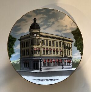 The Old National Bank Martinsburg West Virginia Collectible Plate Berkeley Co.