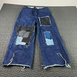Vintage Ben Davis Jeans Mens 34x32 (32x27) Blue Denim Wide Leg Baggy Skater Y2K