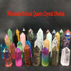 Wholesale lots Bulk Natural Quartz Crystal Obelisk Carved Wand Point Healing DIY