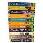 Lot of 11 VEGGIE TALES Christmas, Sing A long, Snoodle, Larry Boy Animated VHS