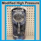 Modified Waterpik High Pressure Shower Head Hand Held 6 Settings 10.5gpm Chrome