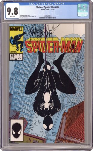 Web of Spider-Man #8 CGC 9.8 1985 4359420014